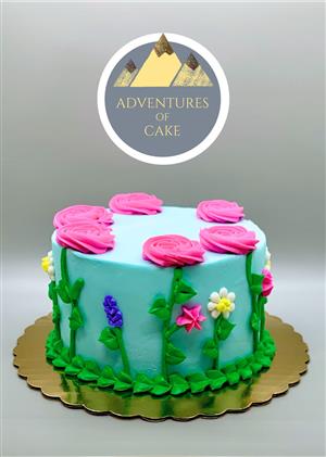 Flower Cake- Adventures of Cake