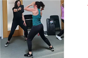 The Safety team Teaching Self-Defense Techniques