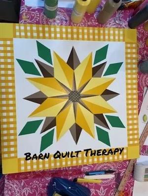 Art made in a Barn Quilt Therapy Workshop